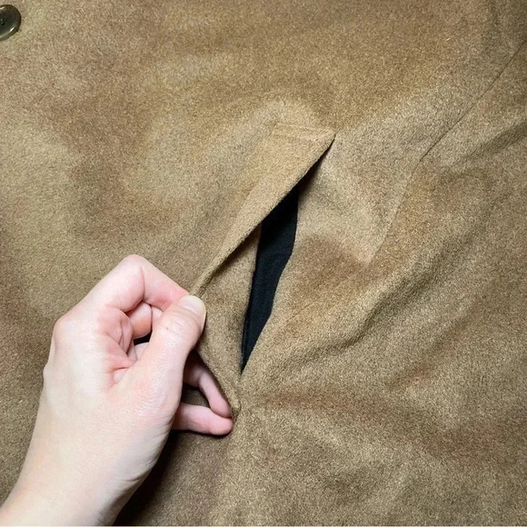 Mens Kenneth Cole New York Brown Wool Blend Coat - R52 - Picture 5 of 12